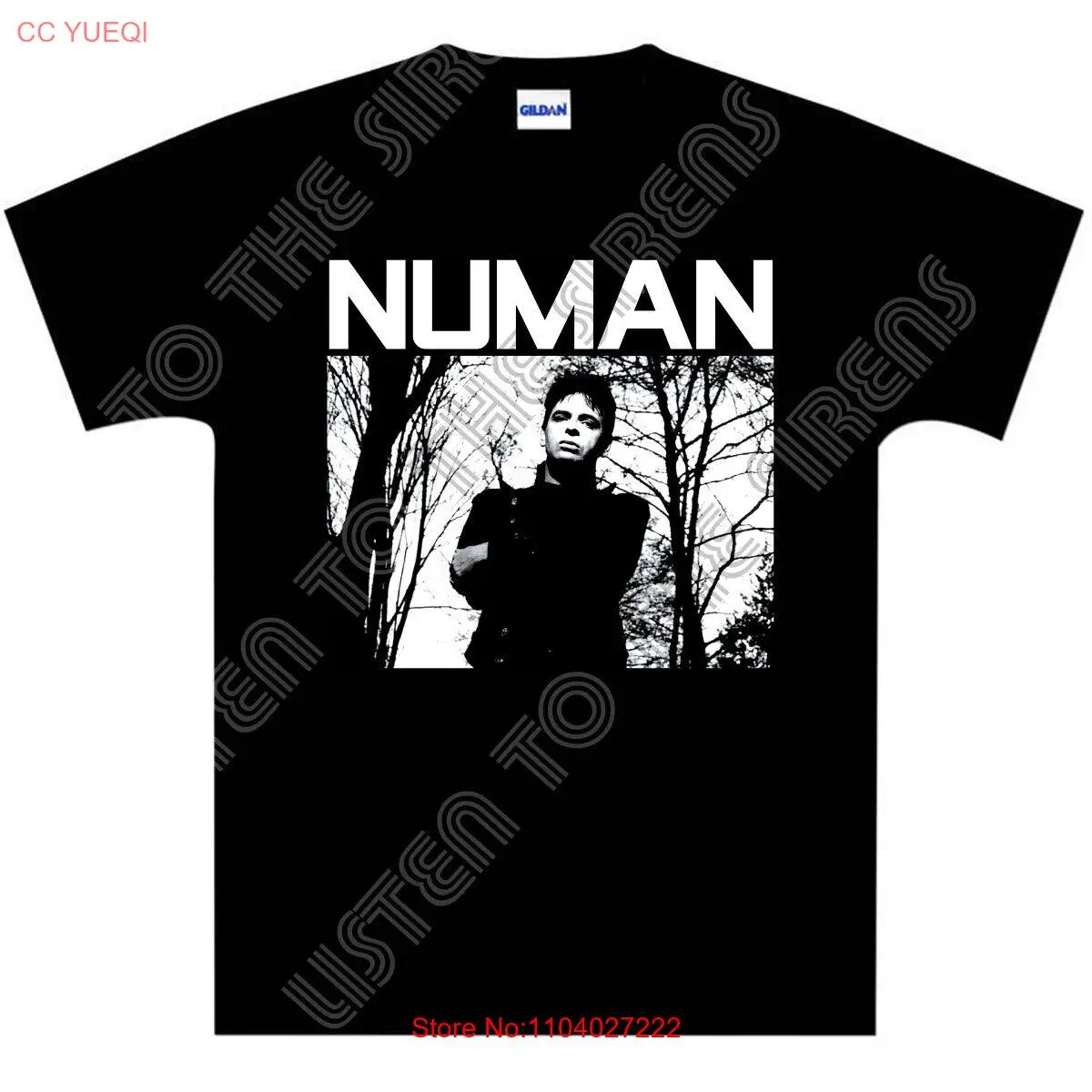 Gary Numan (Tubeway Army) - Jagged Era T-Shirt - Brand NEW