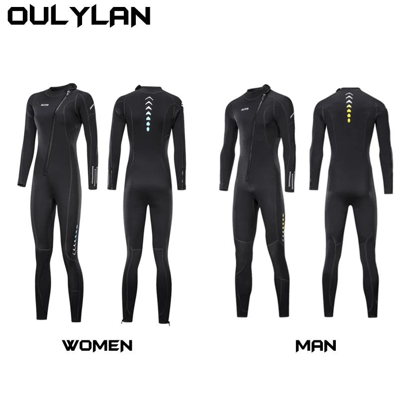 

Oulylan 3MM Neoprene Wetsuit Men Women Spearfishing Diving Suit for Snorkeling Scuba Diving Swimming Kayaking Surfing Wetsuit