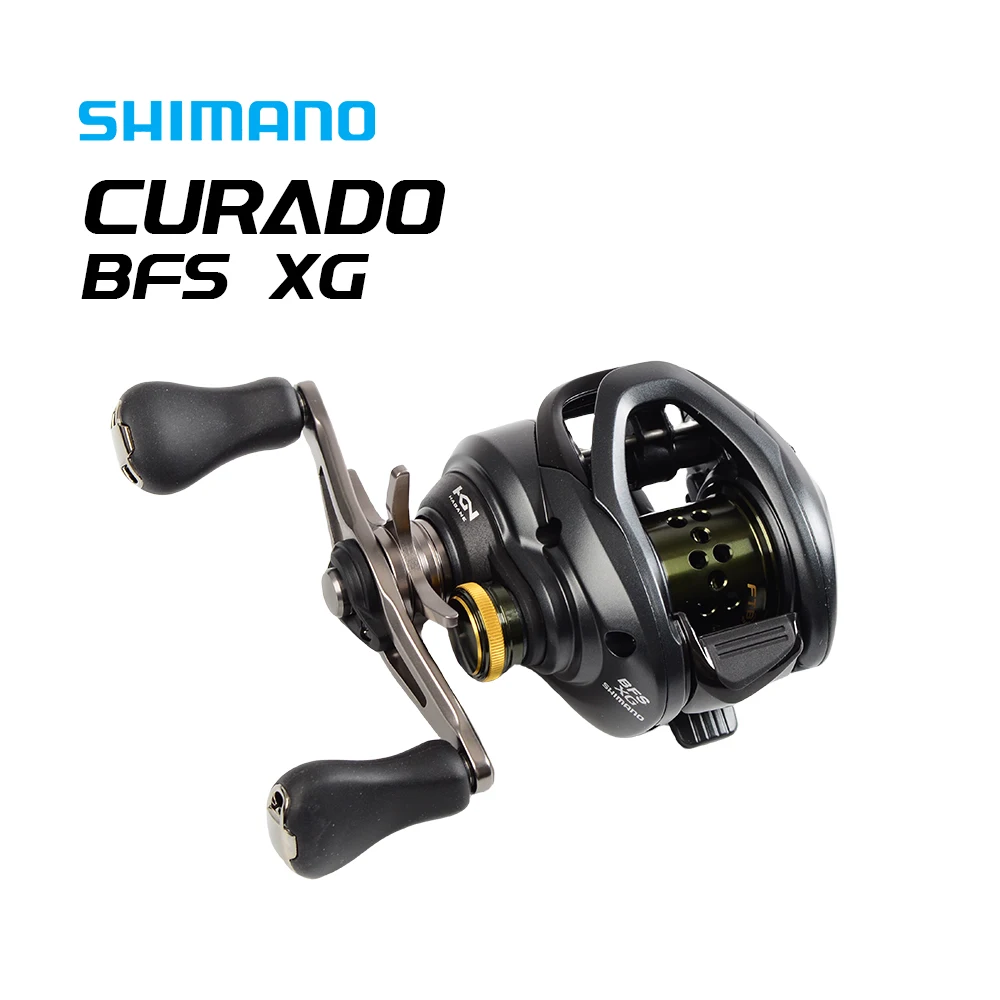 

SHIMANO Original 21 CURADO BFS XG Baitcasting Fishing Reel 8.2:1 7+1BB Max Drag 3.5KG Finesse Tune Break System Micromodule Gear