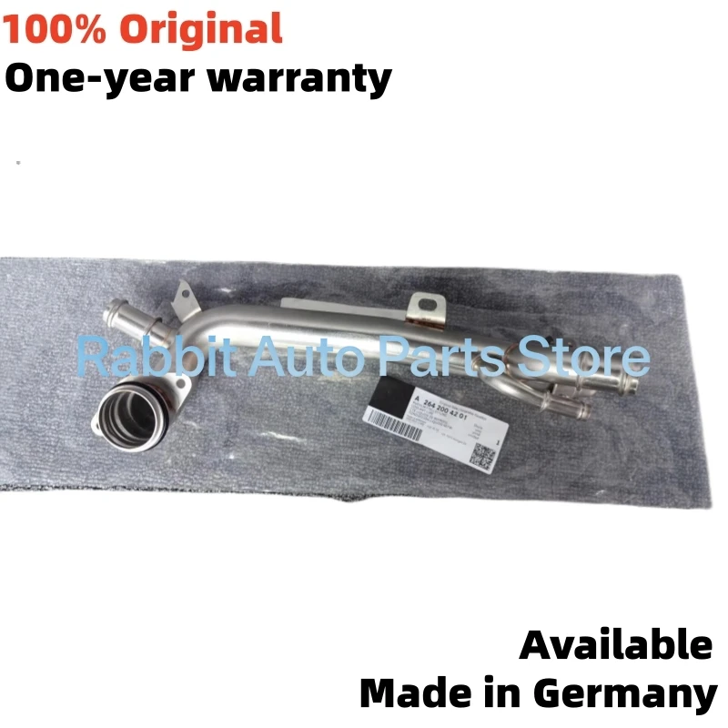 Original A2642004201 Engine Thermostat Coolant Pipe For Mercedes-Benz C300 E350 GLC300 GLE350 A2642008600 2642008600 2642004201