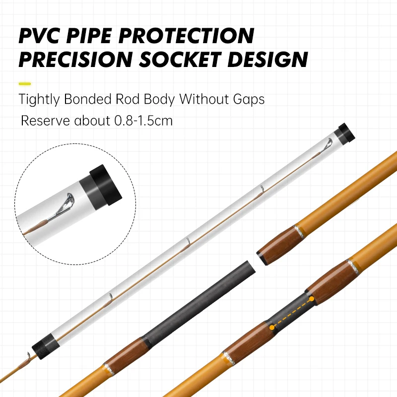 Hunthouse UL سمك السلمون المرقط الصيد رود 7 + 1 دليل الغزل الترا ضوء إغراء WT 0.2-0.8 جرام 1.65 متر ألياف الكربون 0.7 مللي متر أعلى باس الأسماك معالجة #5