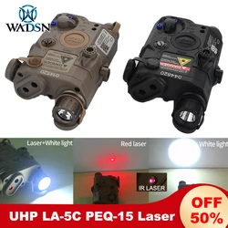 WADSN Airsoft PEQ 15 Point Rouge IR Laser Vue PEQ LA-5C UHP Arme Laser Lampe De Poche Armas PEQ15 Blanc Scout Lumière