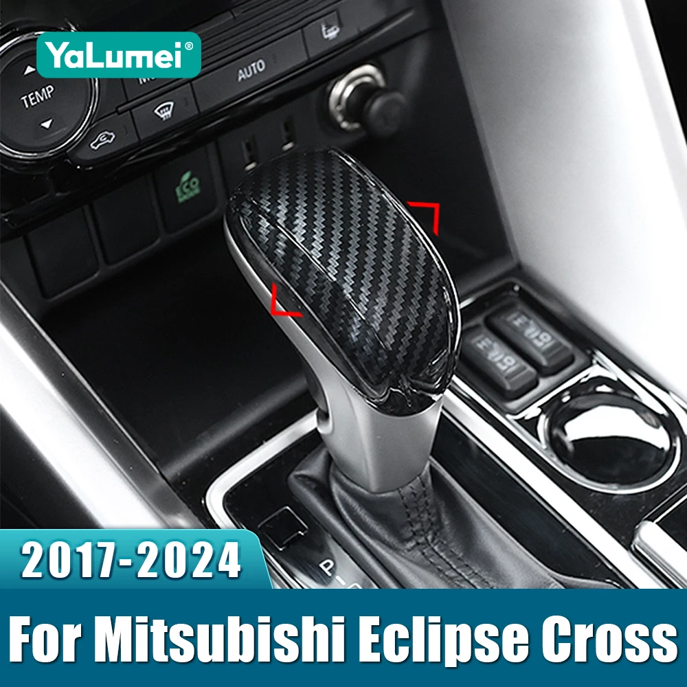 Für Mitsubishi Eclipse Kreuz PHEV 2017 2018 2019 2021 2022 2023 2024 Auto Schaltknauf Getriebe Kopf Abdeckung Trim zubehör