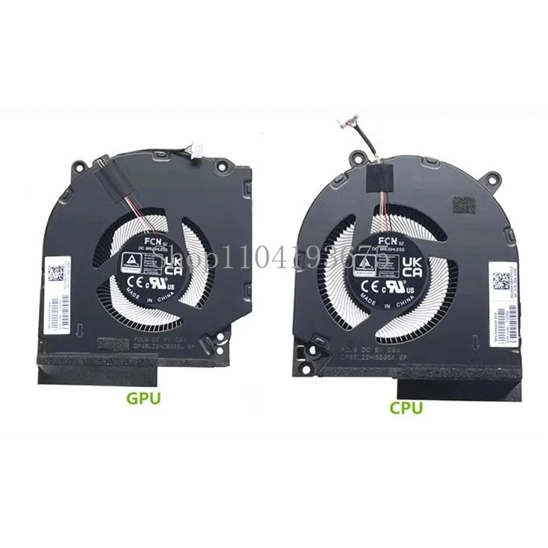 New for HP Victus Gaming Laptop 16-R TPN-C169 Laptop CPU GPU Fan DC12V N44738-001