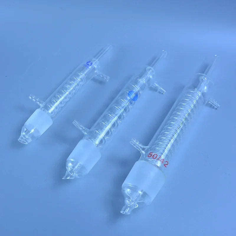 High-quality 150ml/250ml/500ml Lab Glass Soxhlet Extractor condenser and extractor body with coiled/bulbed,Lab Glassware Kit e