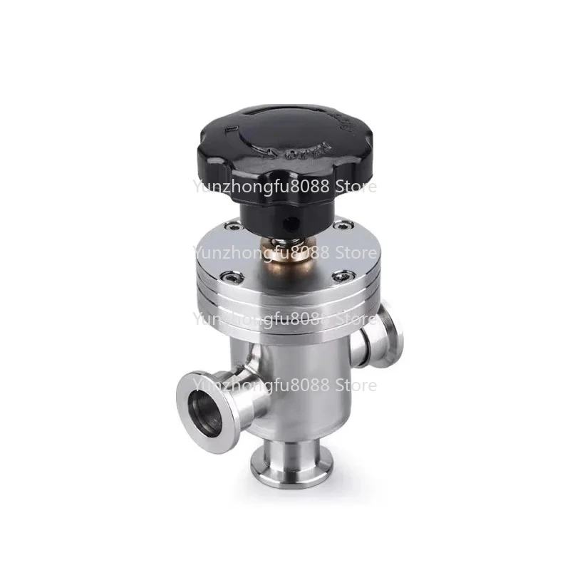 

Three-way Angle Valve Isolation Vacuum Baffle Val Ve GD Vacuum Three-way Baffle Valve Manual KF Vacuum Baffle Val Ve