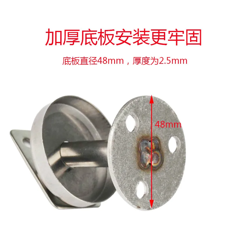 6Pcs/Lot 304 Stainless Steel Handrail Wall Floor Mount Straight Post Bracket Adjustable Flat Curve Plate with Screw Anchor