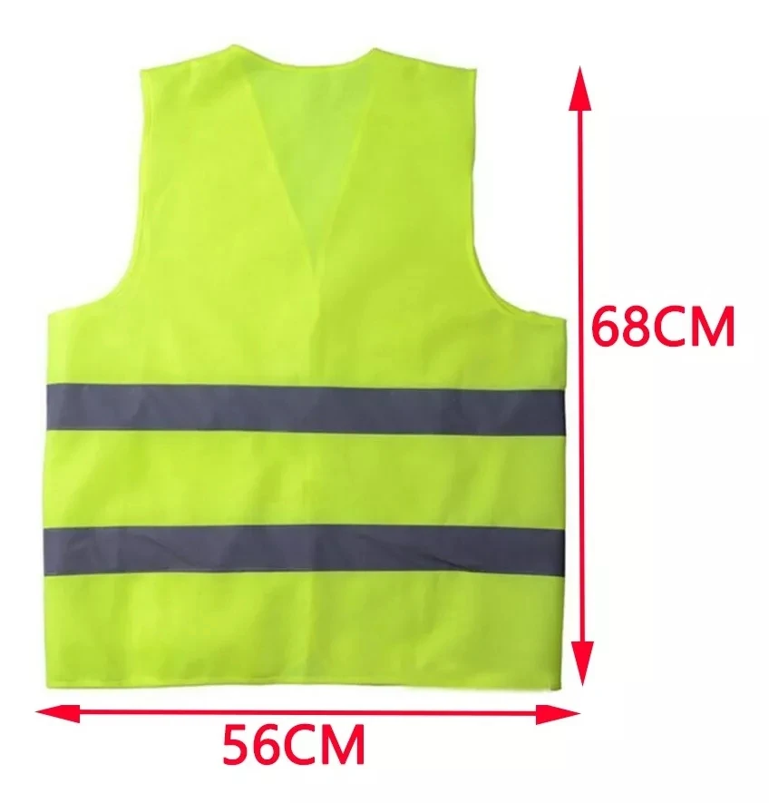 12 Pack High Visibility Safety Vest for Traffic Work, Running, Surveyor and Security Guard - Construction Vest with 2 Reflective