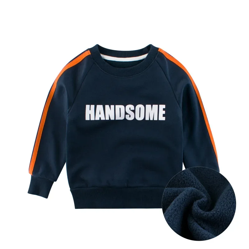 Children's clothing autumn new products fashionable children's hoodies with plush children's clothing