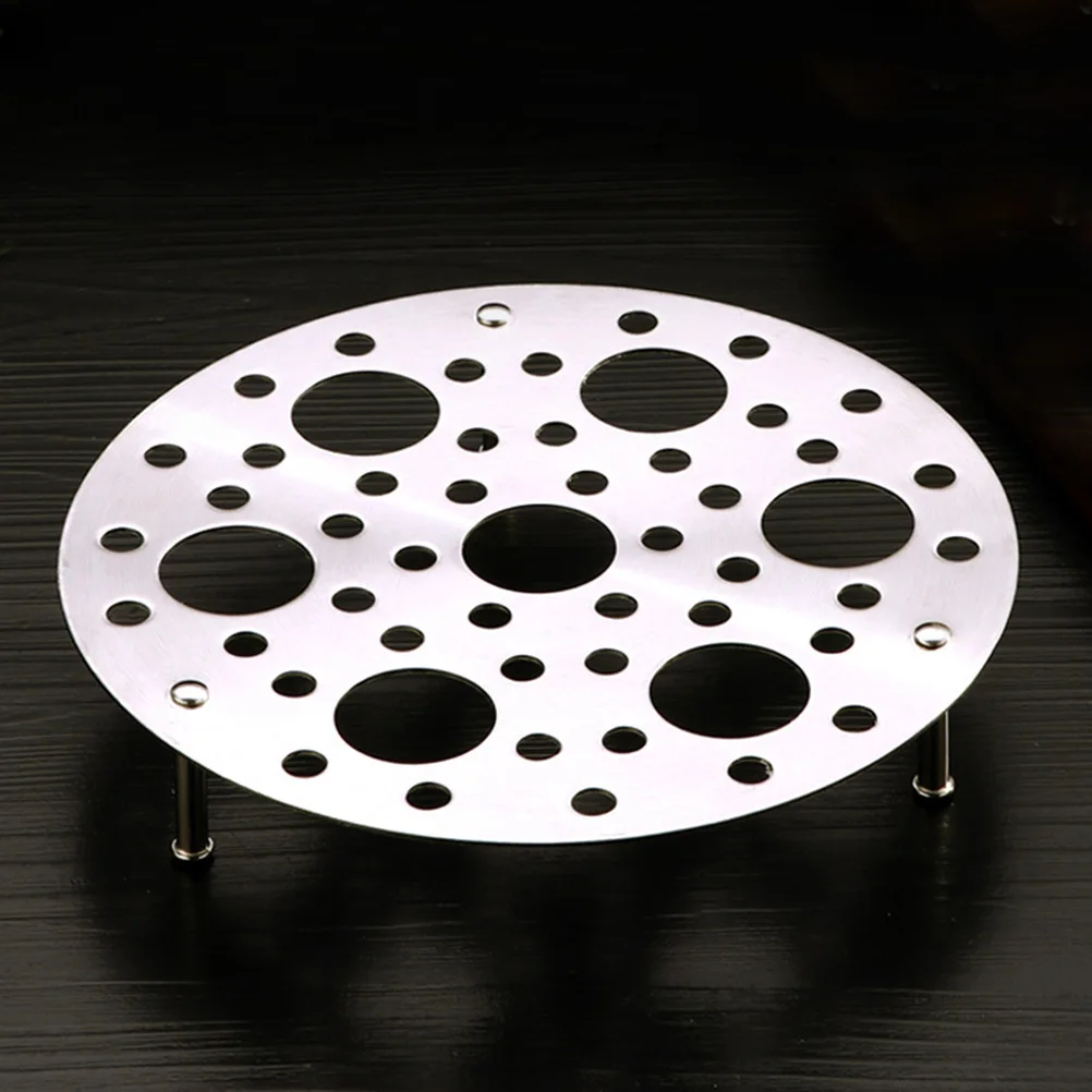 

Stainless Steel Egg Steamer 7 Holes Pressure Cooker Kitchen Steam Rack Egg Holder Cooling Rack Pot Stand Easy Clean