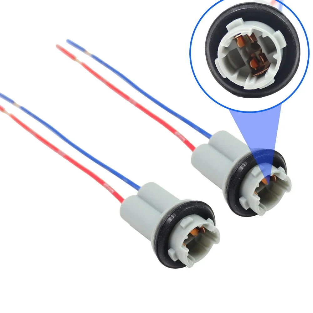 2Pcs T10 T15 Car Lamp Holder Led Bulb Base Adapter For Vehicle Clearance Instrument Turn Signal Light Socket Accessories