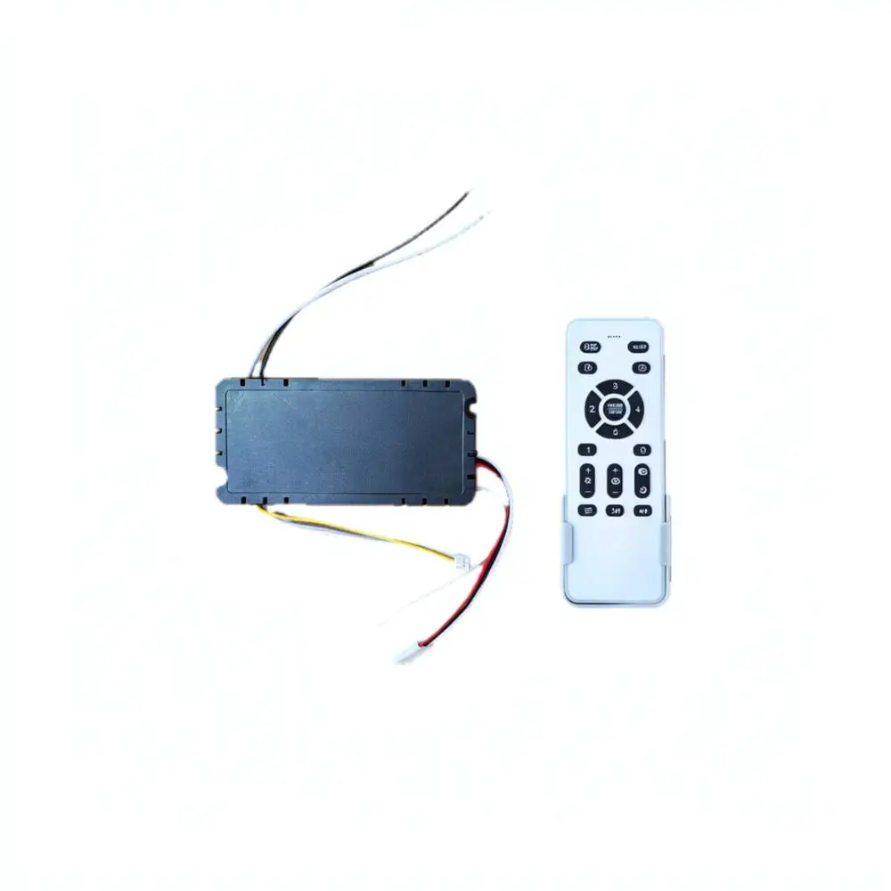 Universal Invisible Ceiling Fan Remote Control 6 Speed Adjuster Stepless Dimming For Light Fixture Systems