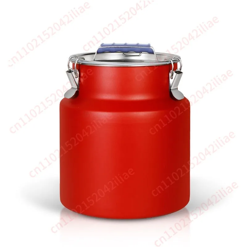 Colorful Extra Thick Stainless Steel Food Storage Container - Airtight Insect-Proof Moisture-Proof Large Rice Can
