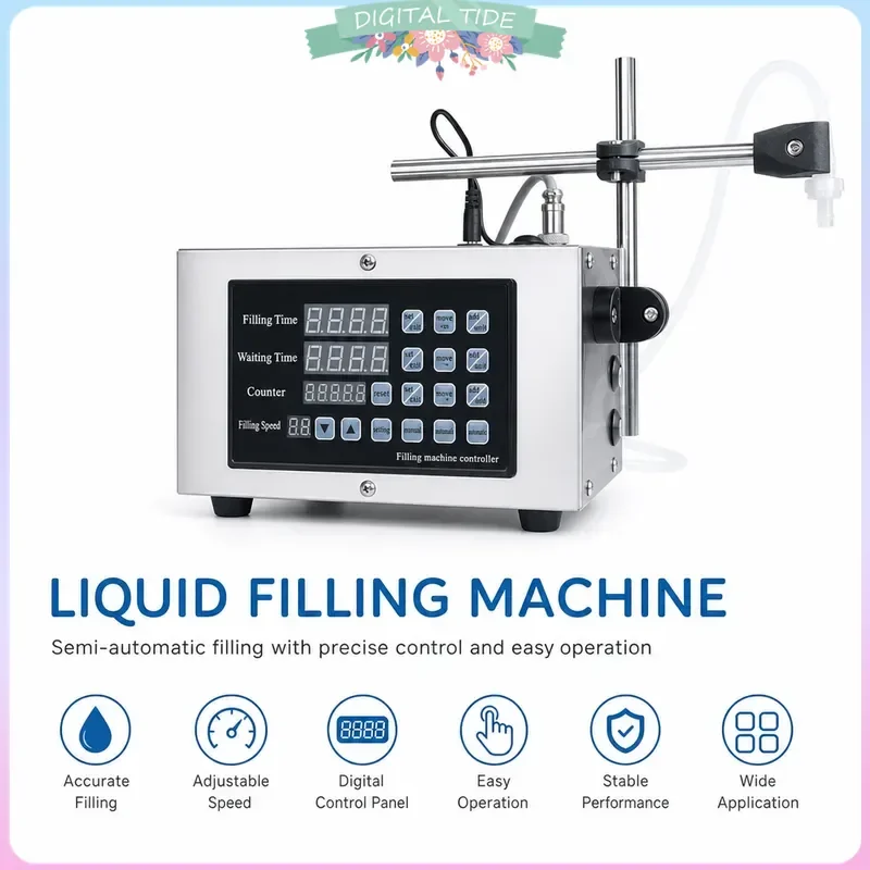 GFK-280 Liquid Filling Machine Automatic Bottle Filler Cosmetic Oil Filling Machine for Oil