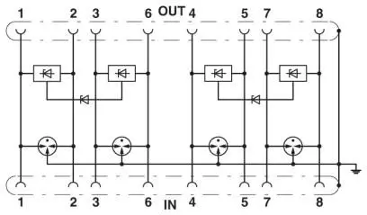 2025 D-LAN-CAT.5-HC - 2800763 واقي التيار فينيكس RJ45