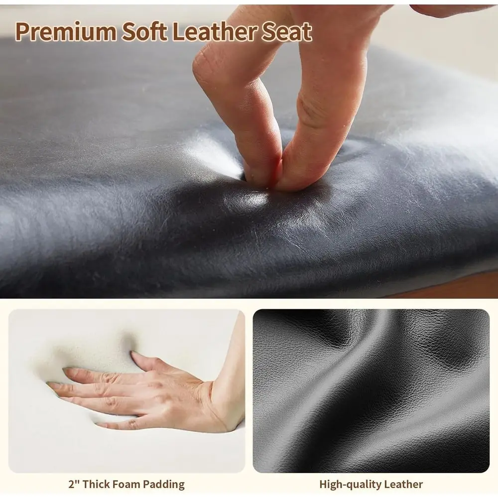 Panca scarpiera da ingresso a 2 livelli da 40 pollici con cuscino e contenitore ribaltabile