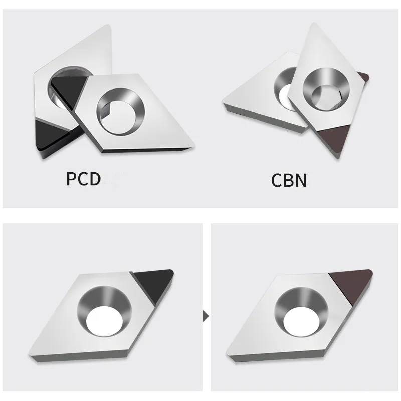 IntlshaftPCD CBN Insert CNC Lathe Cutting Insert DCMT070202 DCMT070204 DCMT11T302 DCMT11T304 DCMT11T308 Aluminum Steel Turning