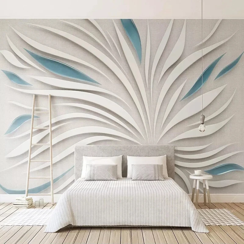 Custom Mural Wallpaper Modern Abstract Art Stripe Line Painting Bedroom Living room sofa TV background wall restaurant 3d Hotel