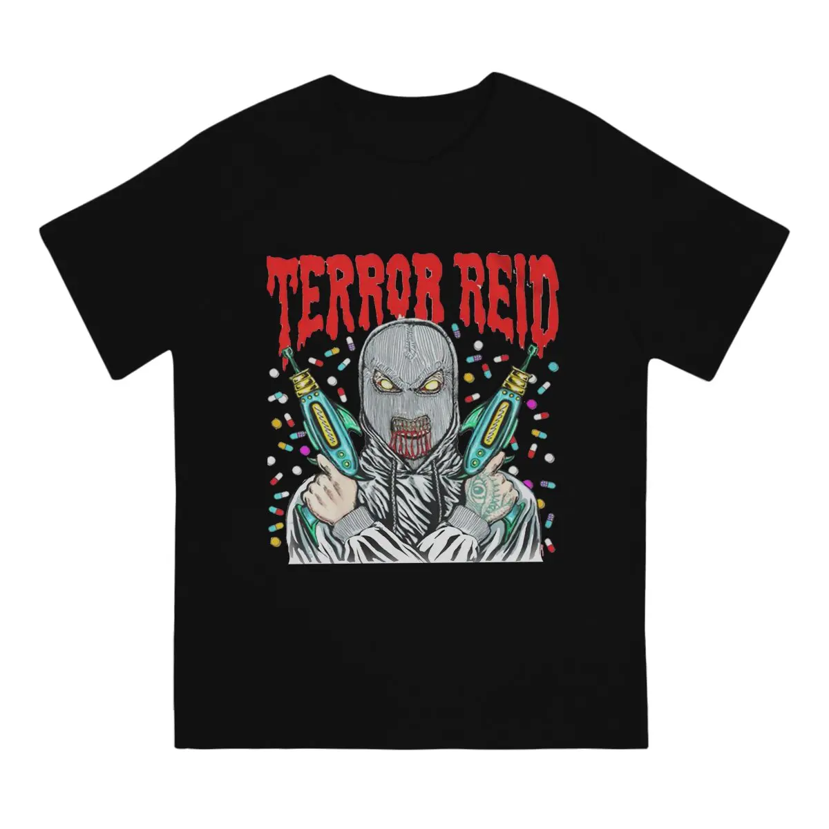 Logo Men's T Shirt Terror Reid Awesome Tees Short Sleeve Round Neck T-Shirt Gift Idea Clothes