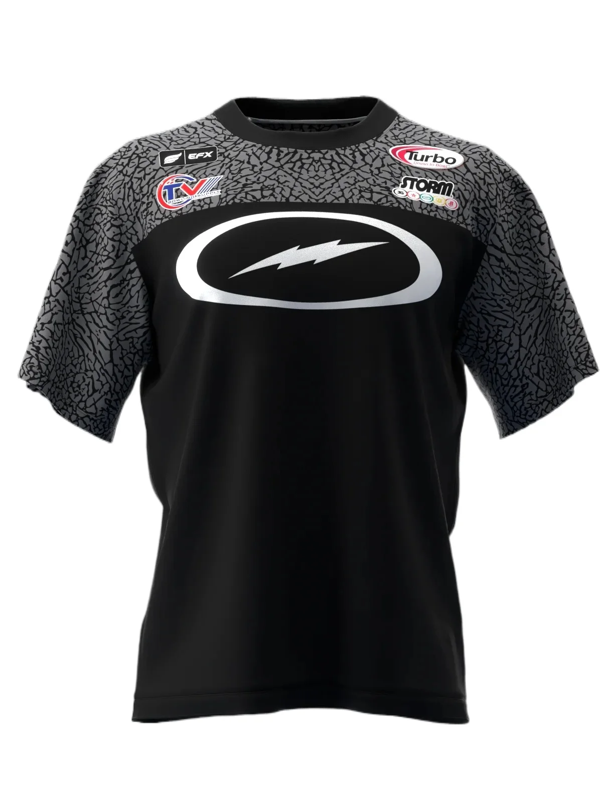 Bowling Jersey, Quick Dry Breathable, Fine Mottled Texture on Shoulder, Understated Vibe for Bowling Meetups with Friends