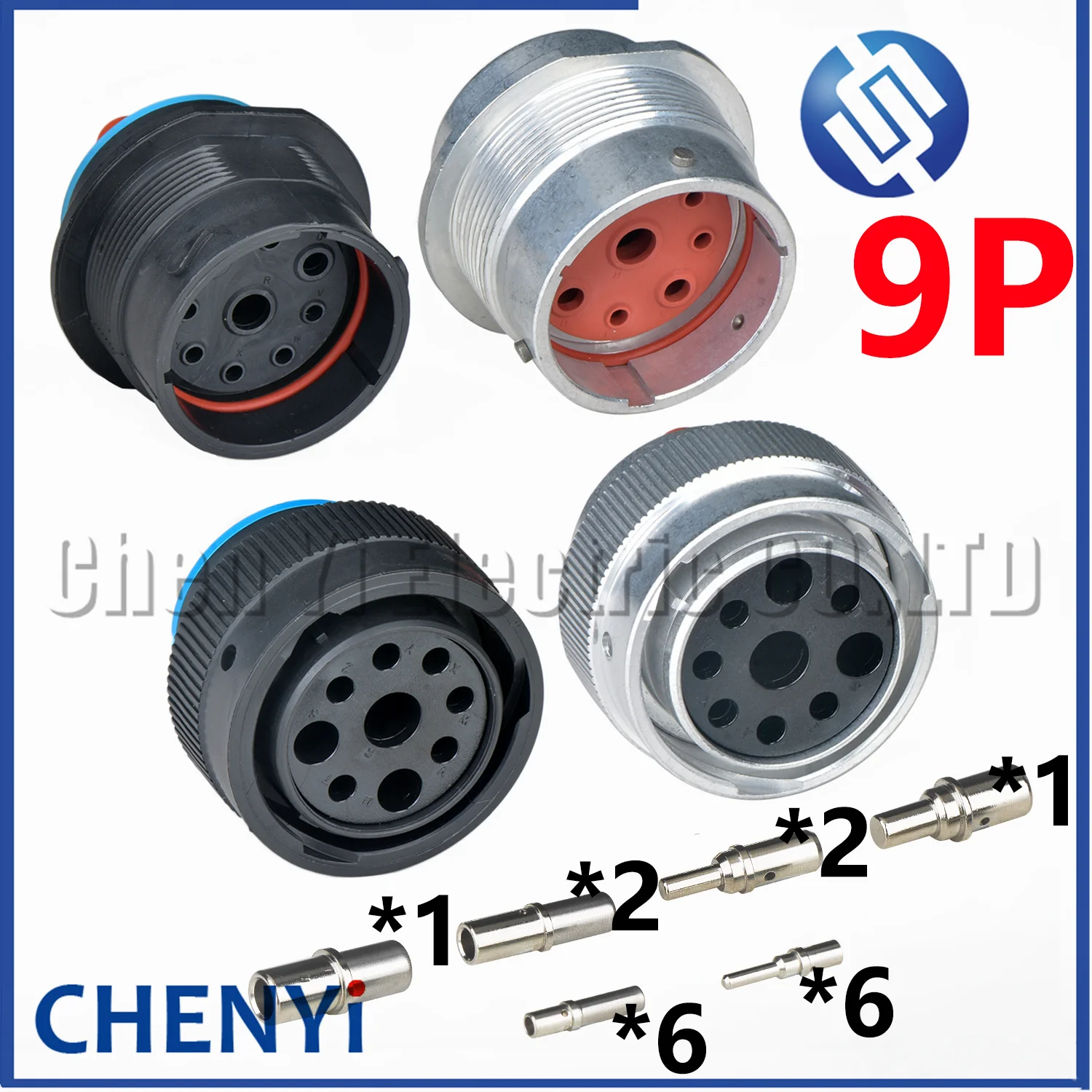 9 Pin HDP HD series auto connector wire harness plug HD36-24-9SN HD34-24-9PN  HDP26-24-9SE HDP24-24-9PE HD36-24-9SE HD34-24-9PE