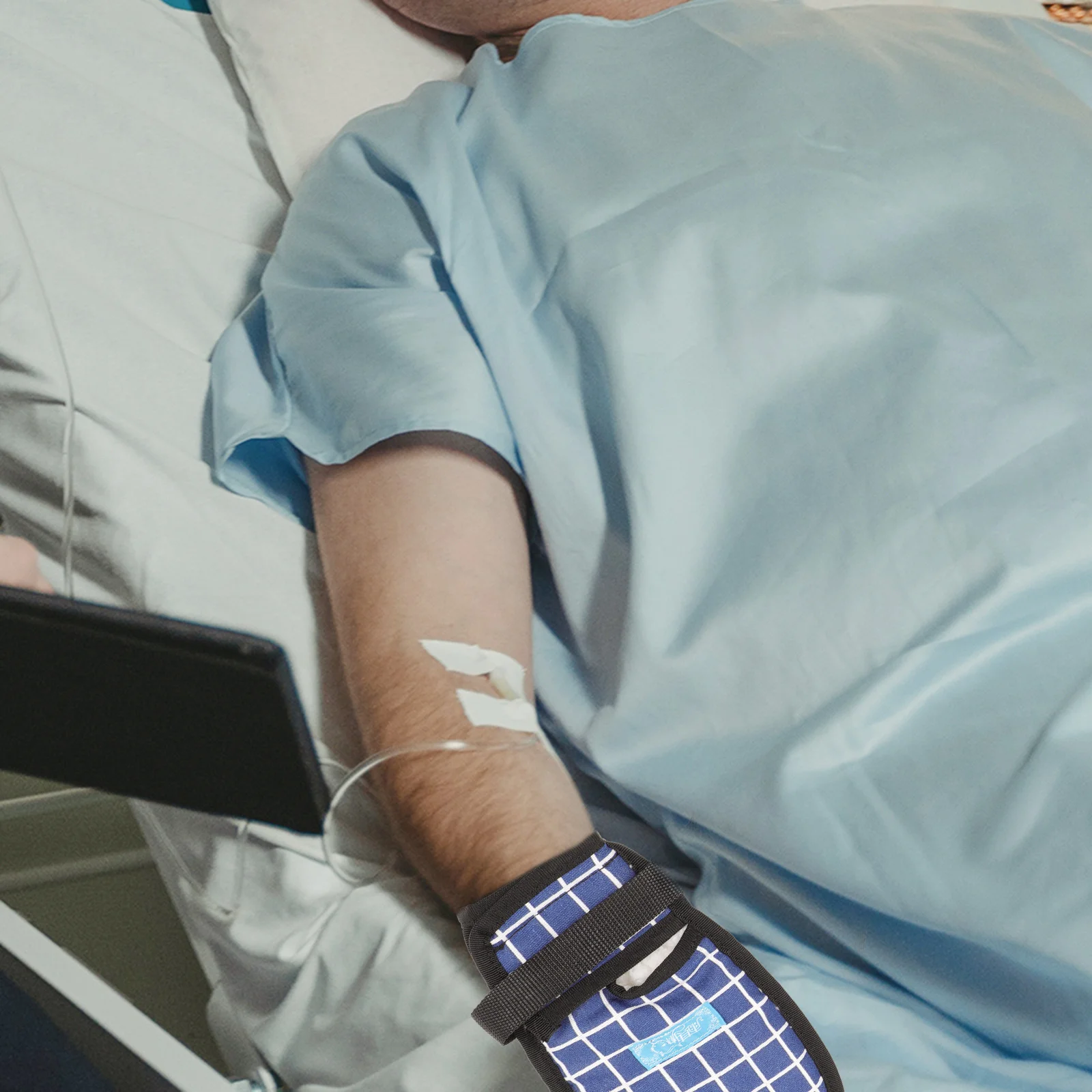 

Breathable Safety Restraint Glove for Dementia Patients Finger Control Mitts Fixing Gloves Medical for Elderly