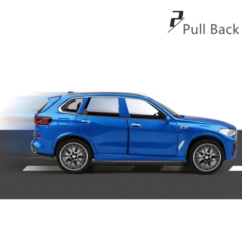 1:32 X5 SUV Alloy Car Model Diecasts & Toy Vehicles Metal Toy Car Model Simulation Sound and Light Collection Gift