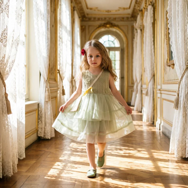 Baby Girls Princess Dress Summer Sleeveless Vest Dress Birthday Party Pageant Tutu Dresses for Infant Kids