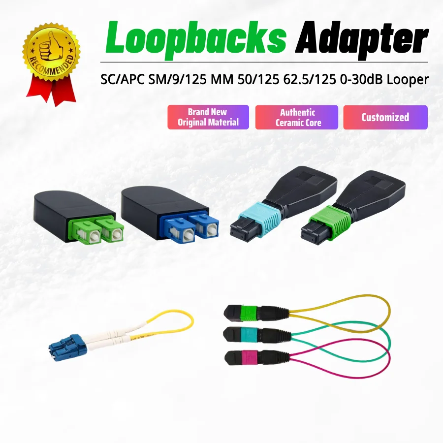 FTTH Fiber Optical Adapter Coupler Flange Attenuator Loopback 0-30dB SC LC ST FC E2K APC UPC Hybrids Customized Free Shipping