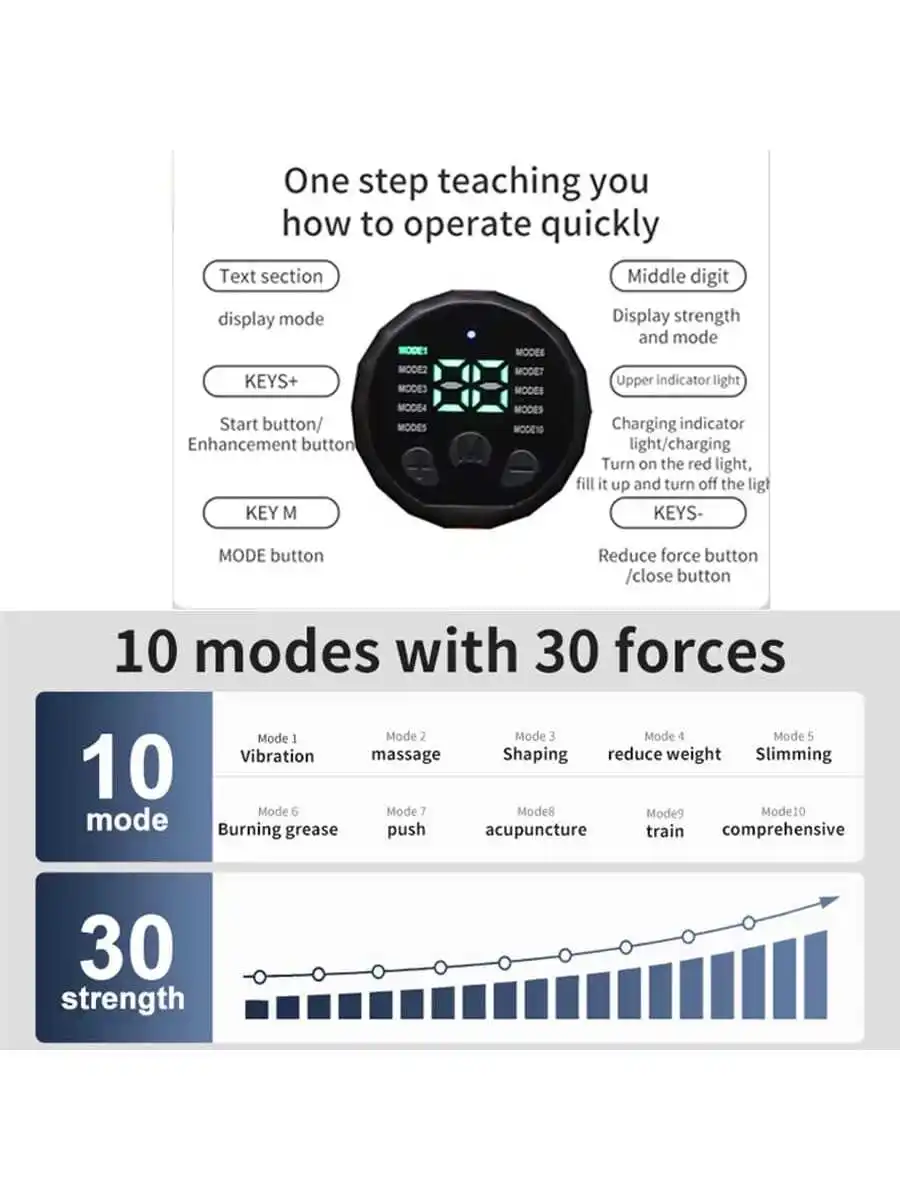 2026 EMS محفز العضلات Abs المدرب تونر عضلات البطن أحزمة التنغيم الإلكترونية جهاز تدليك اللياقة البدنية قابلة للشحن