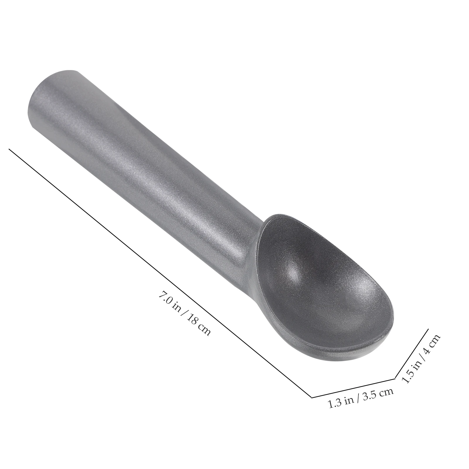 

Ice Cream Scoop Aluminium Lightweight Small Size Home Dessert Shop Cafe Bar Restaurant Office Practical Universal Comfortable