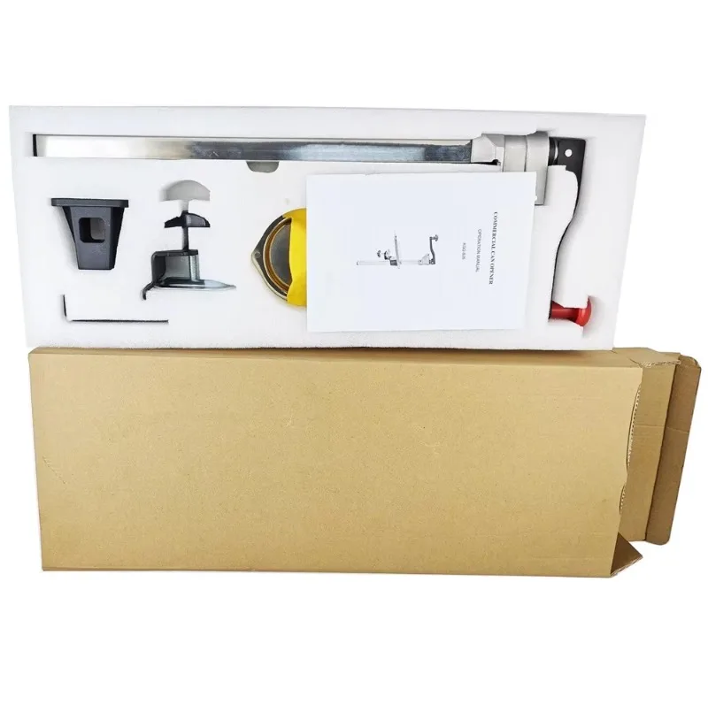 فتاحة علب الفولاذ المقاوم للصدأ المثبتة على الطاولة التجارية منتج جديد