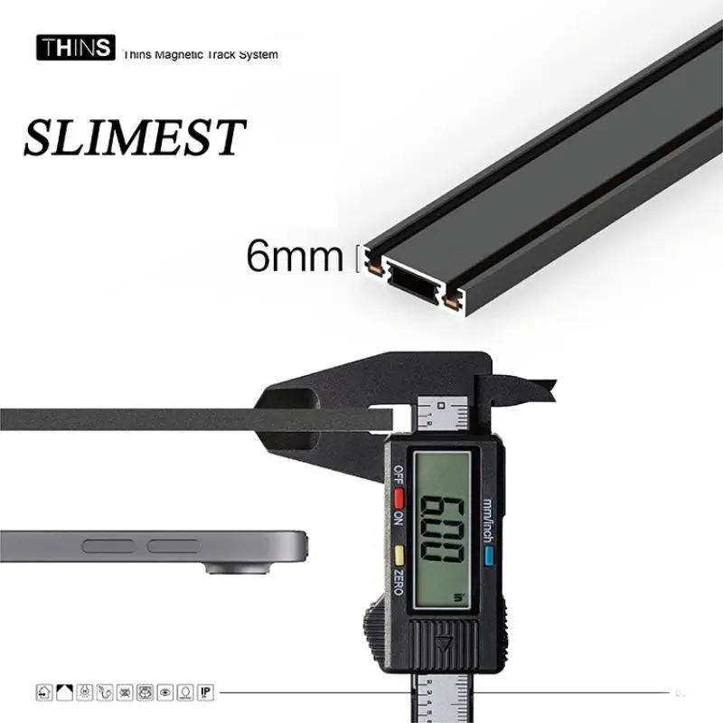 Imagem -04 - Combinação de Luz Magnética Ultra Fina Preto e Branco Inteligente Tuya Zigbee Ímã sem Célula Necessária Moderno Casa Flexível mm St1