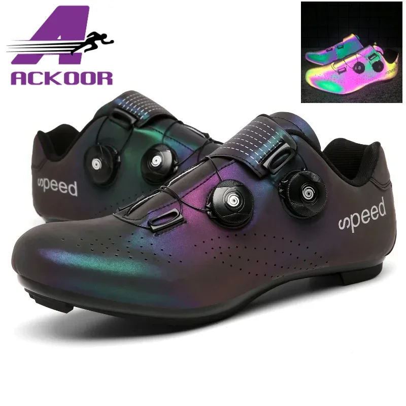 2024 Cycling Sneaker Mtb with Cleats Men road Sports Speed Bike Shoes Women Mountain Racing Flat SPD Road Cycling Footwear