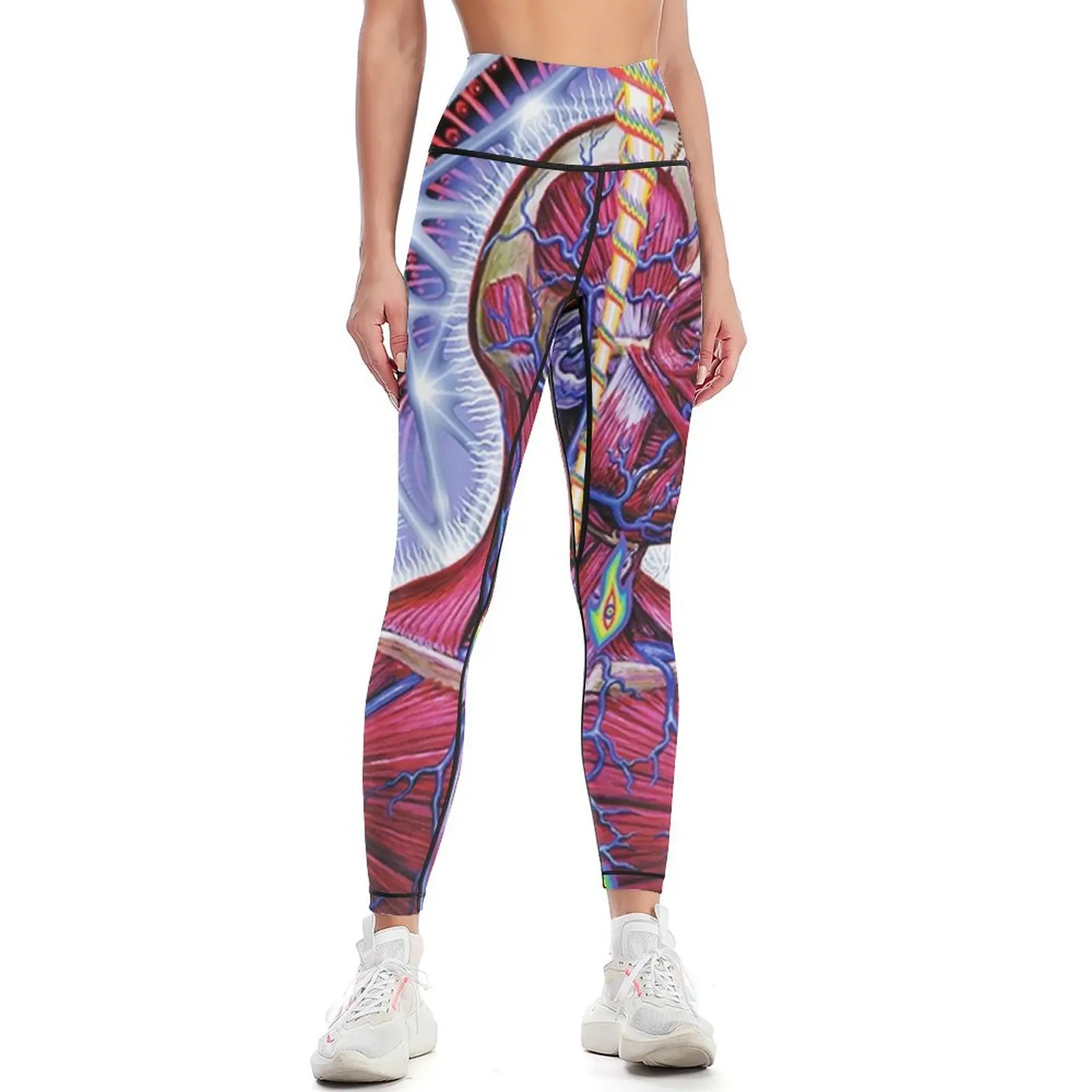 

Black Tool-Metal Leggings Women's push up sporty woman gym Womens Leggings