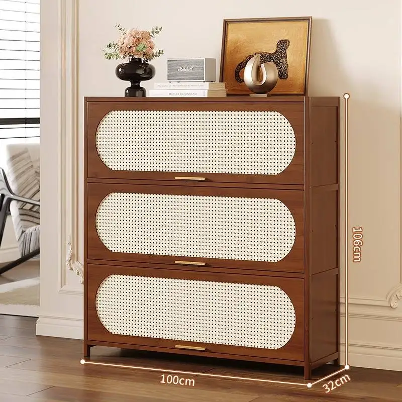 

Rattan Bamboo Living Room Cabinets Cupboard Nordic Modern Living Room Cabinets Storage Organizer Szafki Do Salonu Furniture