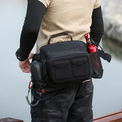 Sac de matériel de pêche résistant à l'eau, sac à bandoulière à une initiative, sac de taille, équipement de leurre de pêche, sac de rangement utilitaire