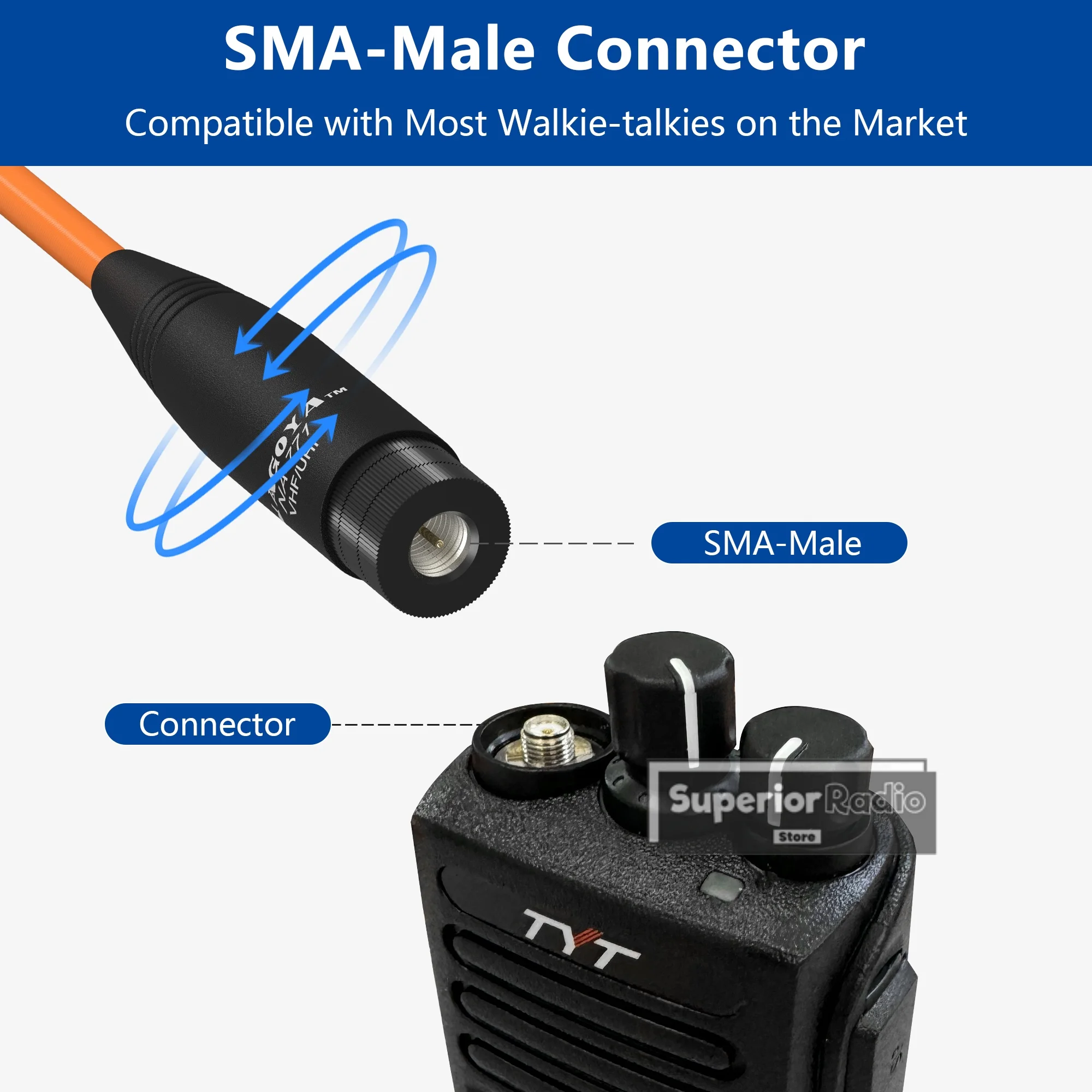 100% оригинальная антенна NAGOYA NA-771, гибкая мягкая SMA-папа, VHF UHF 144/430 МГц, 5 цветов для MD-UV390 Plus UV-3R, радиоаксессуары