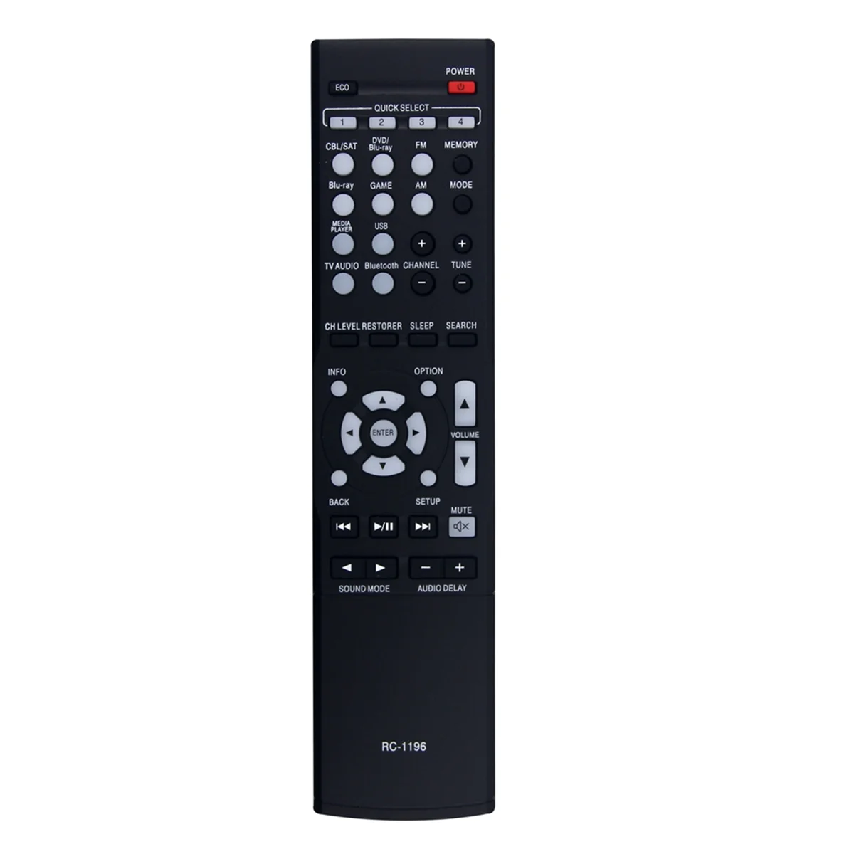 A03R RC-1196 Replacement Remote Control for AV Receiver AVR-X510BT AVR-S500BT AVR-X520BT AVR-S510BT