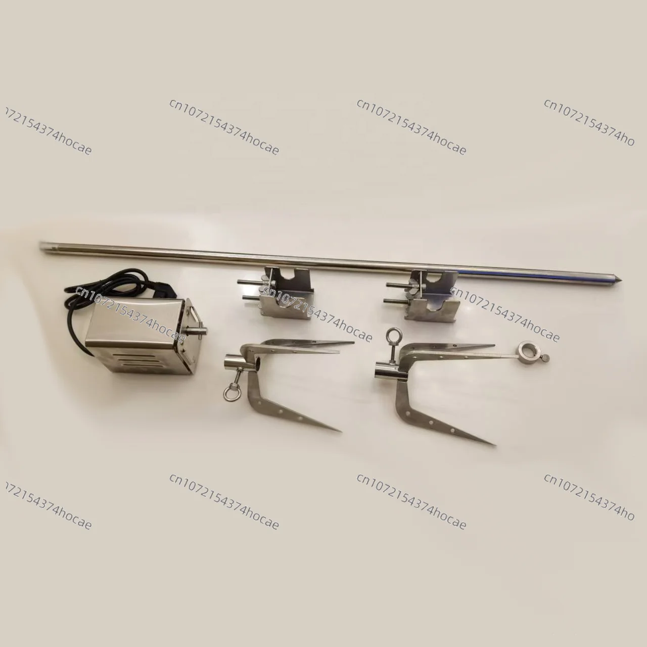 Stainless Steel Heavy Duty Rotisserie with Heavy Duty Forks and Motors for Large Meat Piglets and Other Small Whole Animals