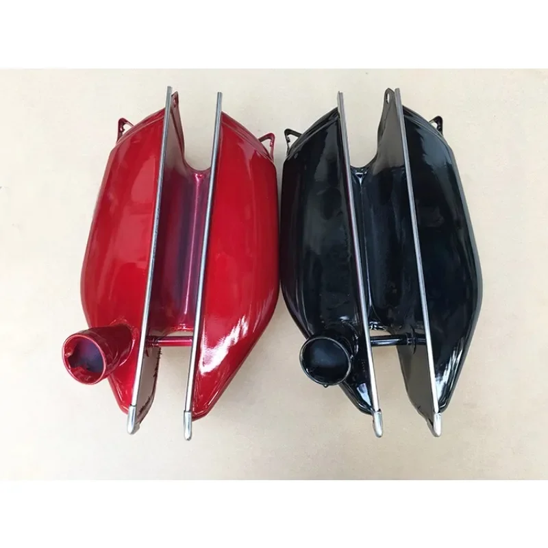 خزان وقود الدراجة النارية 48CC لجيالينغ هوندا دايون ليفان JS48 JL50 JH50 JH70 C70cc LF50 سعة صغيرة دراجة نارية صندوق غاز معدني