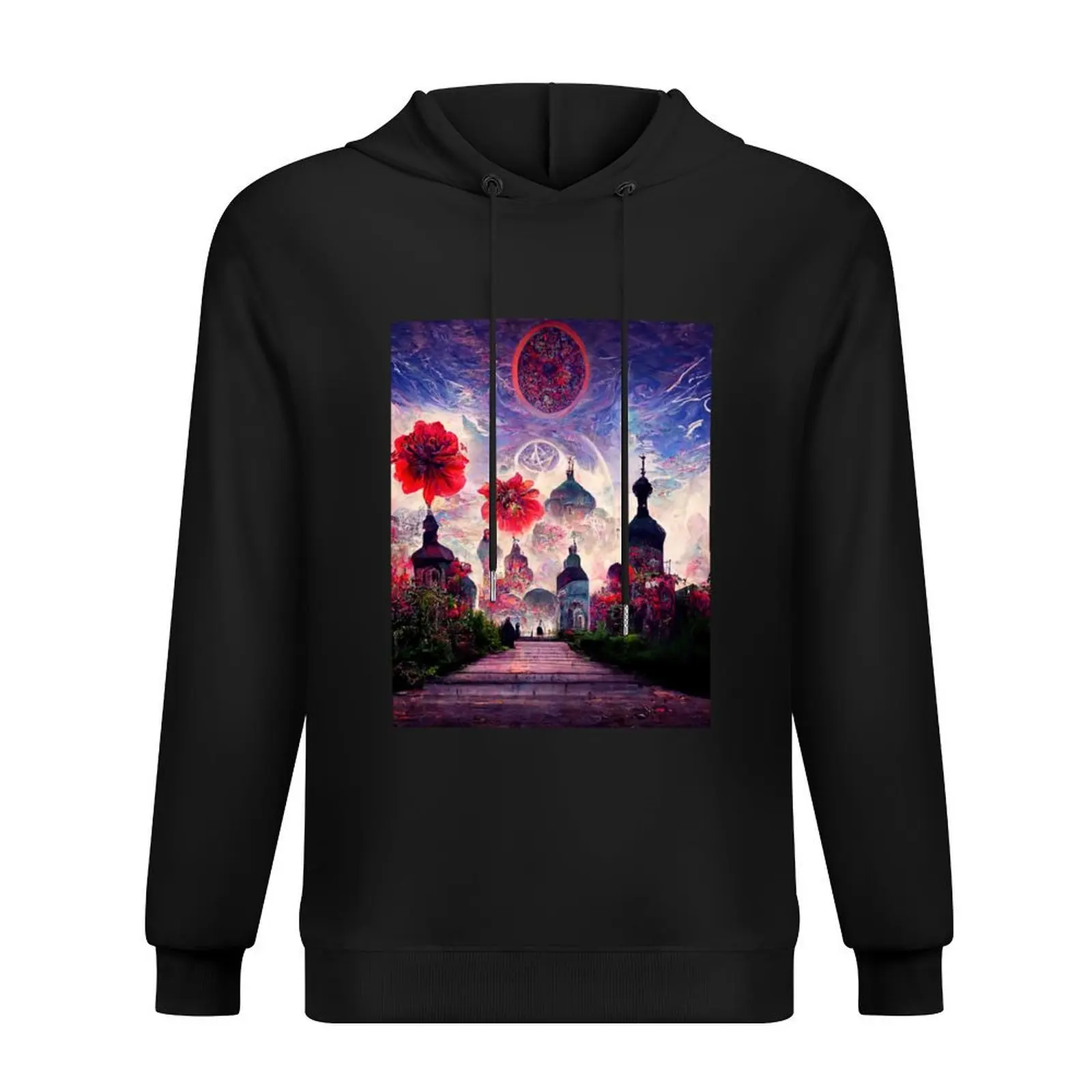 

Occult Floral landscape : 11 Hoodie korean autumn clothes men's clothing clothes for men japanese hoodie