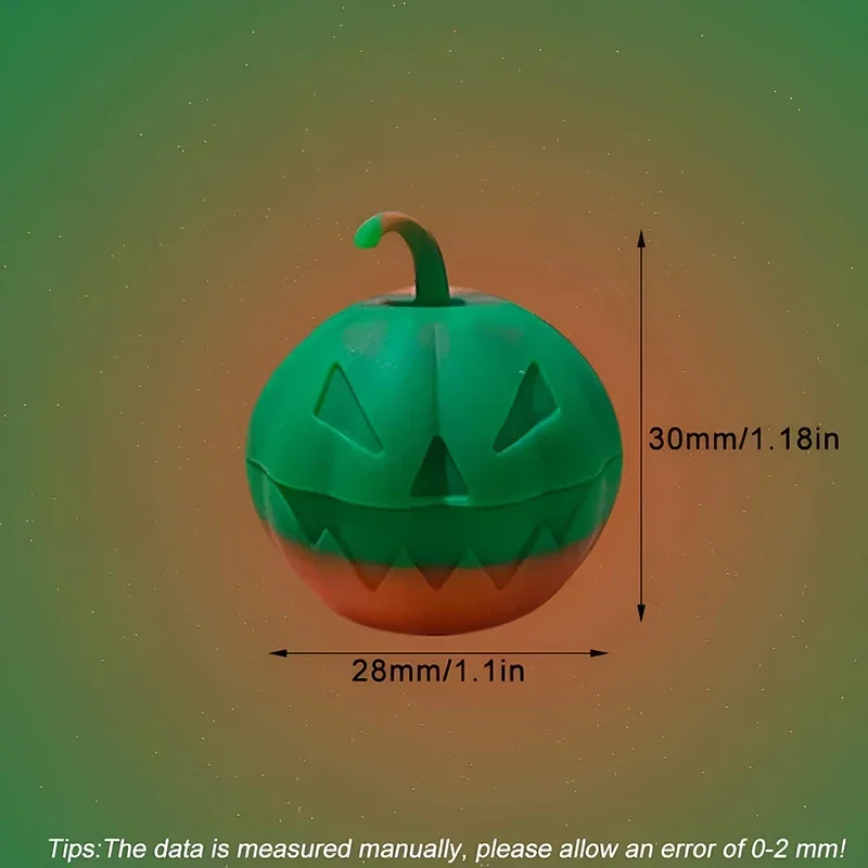 Nonstick Pumpkin Jar Silicone Container Bottle 3ml Oil Wax Storage Box Face Case Cosmetic