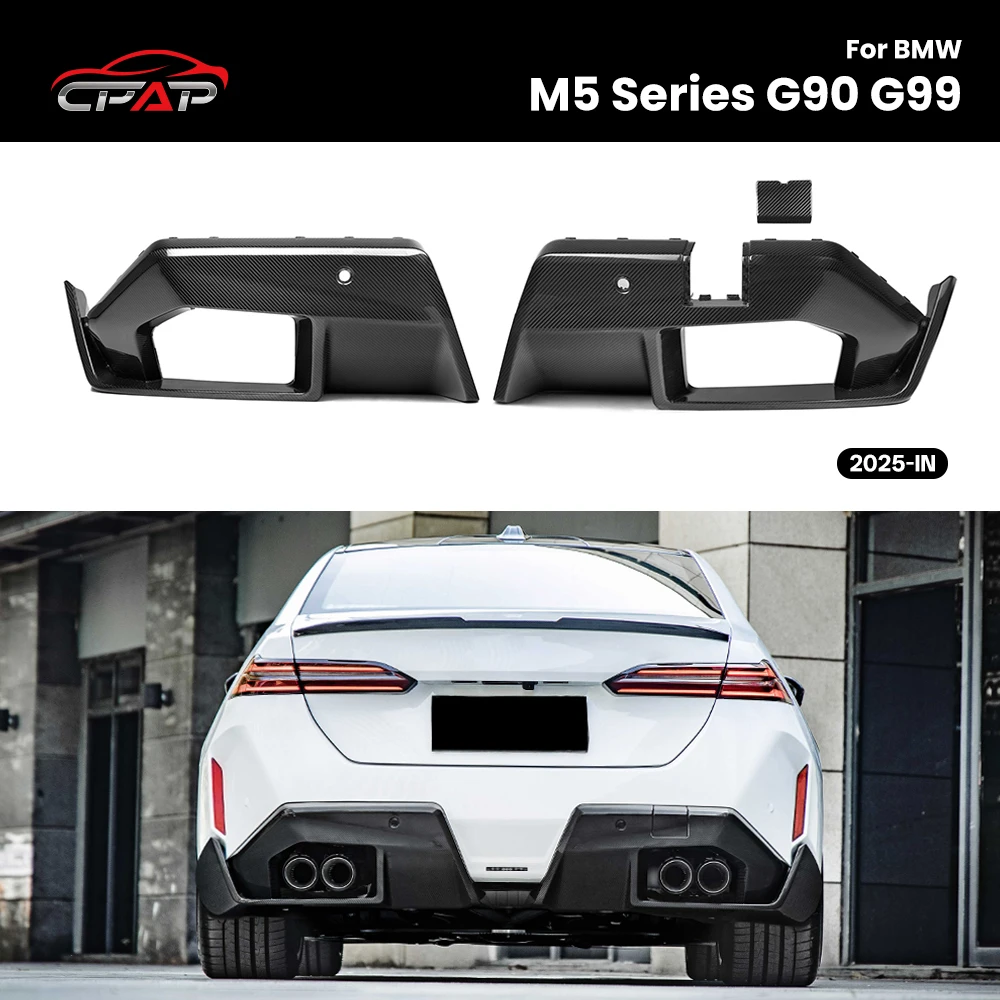 

Real Dry Carbon Fiber Rear Bumper Diffuser Splitter Lip For BMW M5 Series G90 G99 2025-IN MP/OEM Style