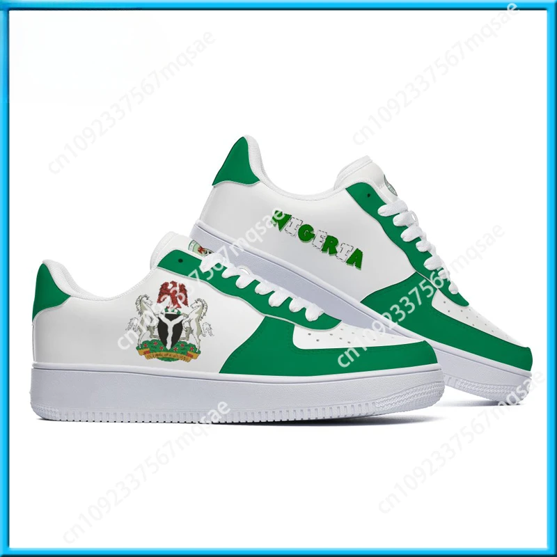 Dropshipping Print On Demand Custom Print Air Force Shoes Sneaker Benin Gambia Ghana Guinea Nigeria Flag Printing