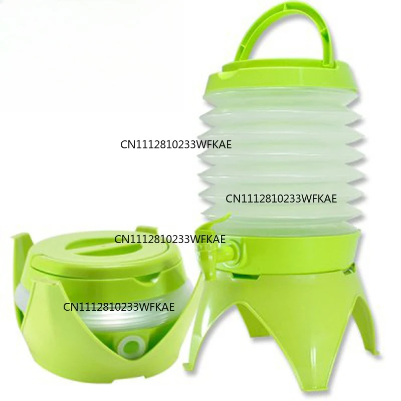 Retractable folding bucket Outdoor camping drinking bucket Cooking water set