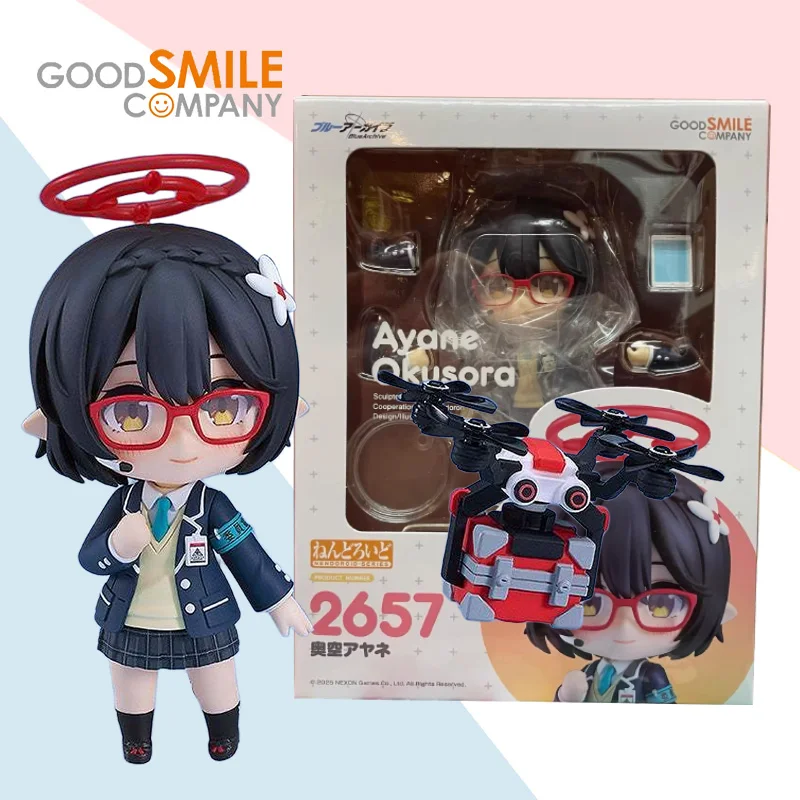 

GSC Q Version Nendoroid Series No.2657 Ayane Okusora Blue Archive Anime Doll Collection Ornaments Decoration Toy Model Gift