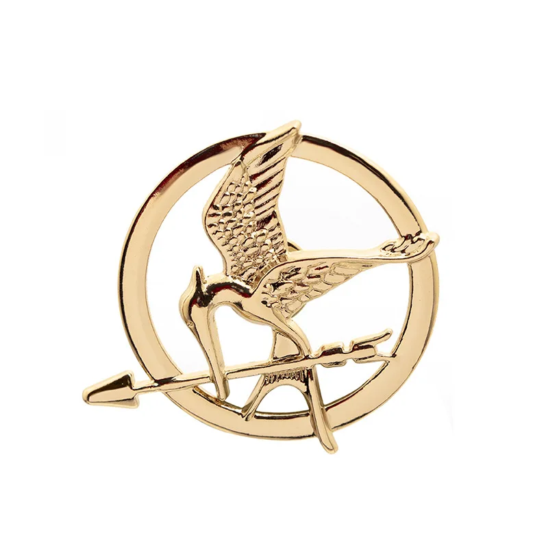 Fashion New Punk Style Mockingjay Pin Brooches Movie Jewelry