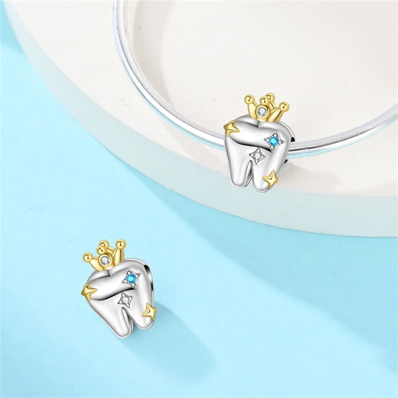 New 925 Sterling Silver Dental Care Charms Beads For Women Fit Original Bracelet DIY Birthday Party Jewelry Gifts image 5