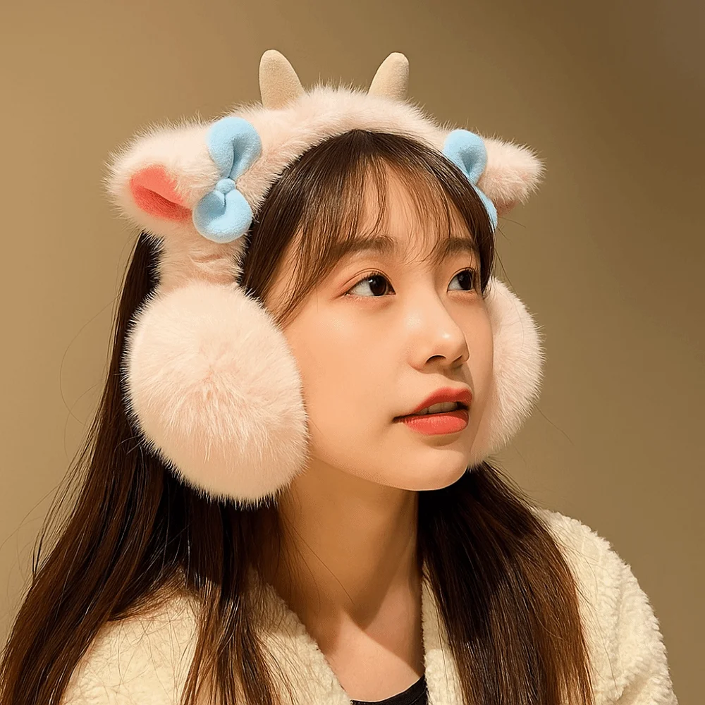 soft-little-lamb-horns-earmuffs-small-bow-knot-cartoon-winter-ear-warmer-comfortable-to-wear-elastic-ear-protectors